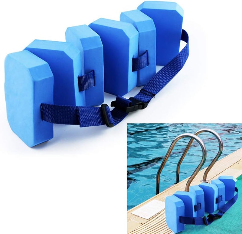 Firlar Swim Belt, Water Exercise Equipment, EVA Foam Auxiliary Aquatic Exercise Swimming Training Aid Waist Belt, Adjustable Aquatic Floatation Belt for Kids Adult Swimming Beginners - Image 3